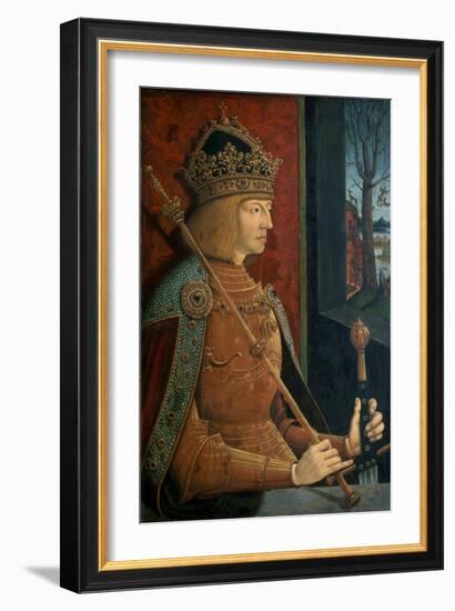 Portrait of Emperor Maximilian I by Bernhard Strigel-null-Framed Giclee Print