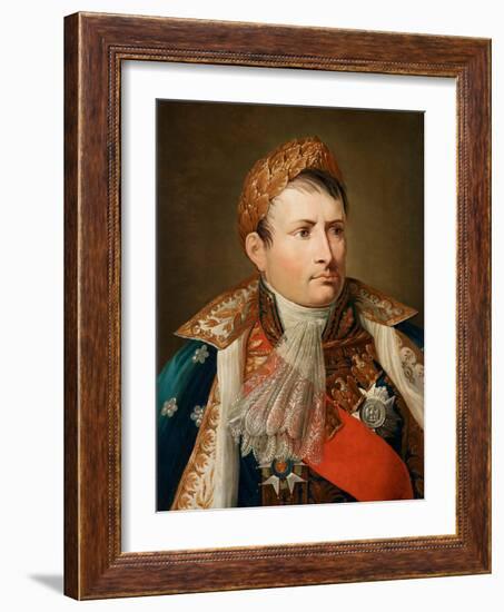 Portrait of Emperor Napoléon I Bonaparte (1769-182)-Andrea Appiani-Framed Giclee Print