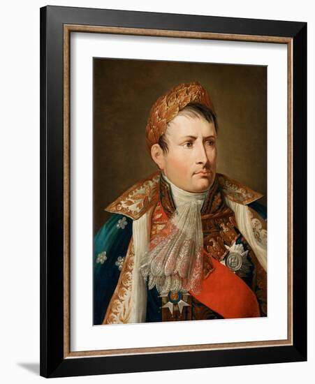 Portrait of Emperor Napoléon I Bonaparte (1769-182)-Andrea Appiani-Framed Giclee Print