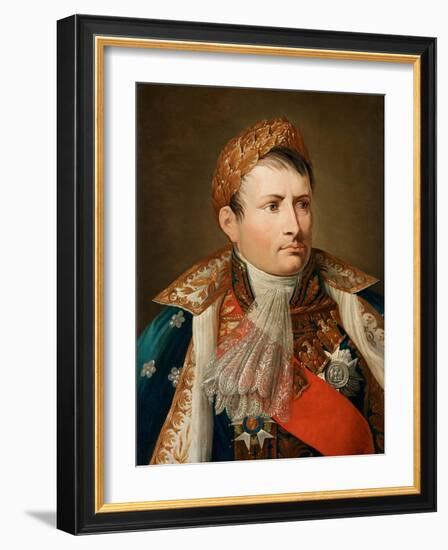 Portrait of Emperor Napoléon I Bonaparte (1769-182)-Andrea Appiani-Framed Giclee Print