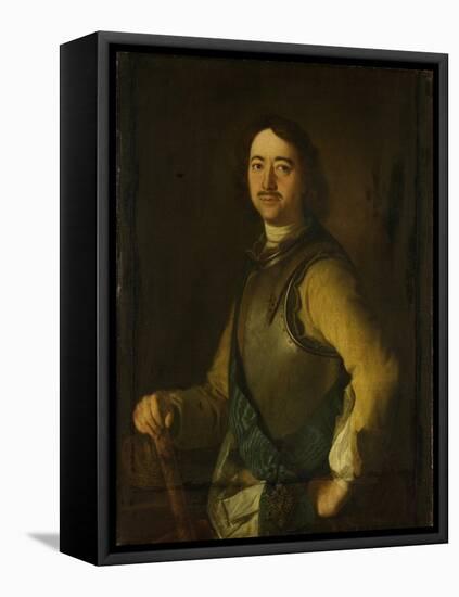 Portrait of Emperor Peter I the Great (1672-172), Early 18th C-null-Framed Premier Image Canvas