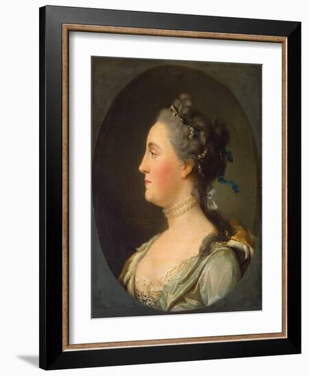 Portrait of Empress Catherine II, (1729-179), before 1762-Vigilius Erichsen-Framed Giclee Print
