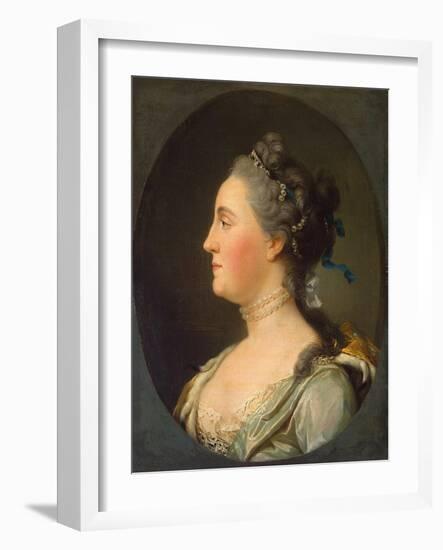 Portrait of Empress Catherine II, (1729-179), before 1762-Vigilius Erichsen-Framed Giclee Print