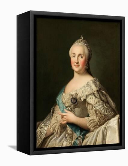Portrait of Empress Catherine II (1729-179), C. 1780-Vigilius Erichsen-Framed Premier Image Canvas