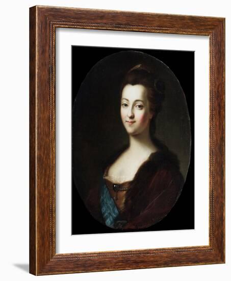 Portrait of Empress Catherine II, 18th Century-Vigilius Erichsen-Framed Giclee Print