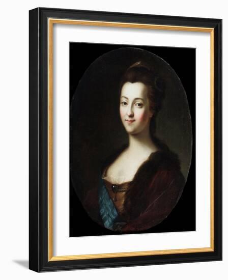 Portrait of Empress Catherine II, 18th Century-Vigilius Erichsen-Framed Giclee Print