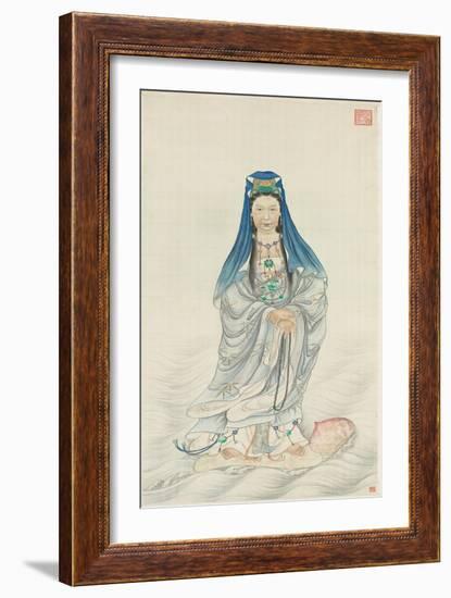 Portrait of Empress Dowager Cixi as Guanyin-null-Framed Giclee Print