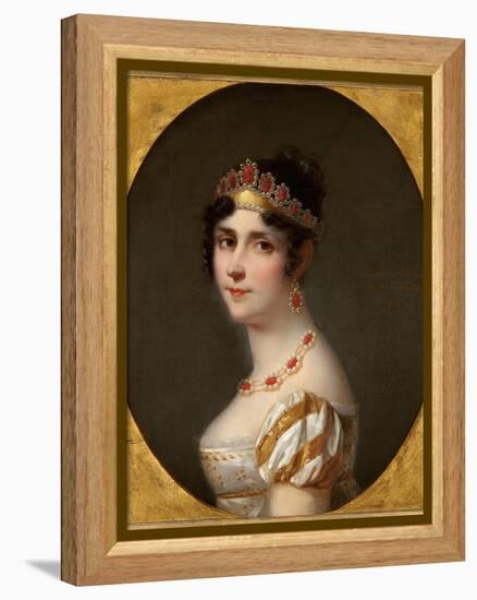 Portrait of Empress Josephine-Jean Louis Victor Viger du Vigneau-Framed Premier Image Canvas