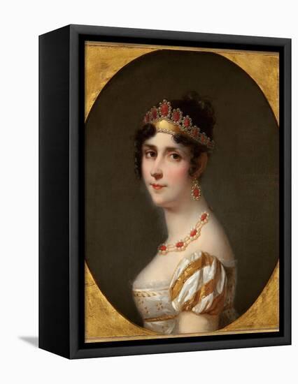 Portrait of Empress Josephine-Jean Louis Victor Viger du Vigneau-Framed Premier Image Canvas