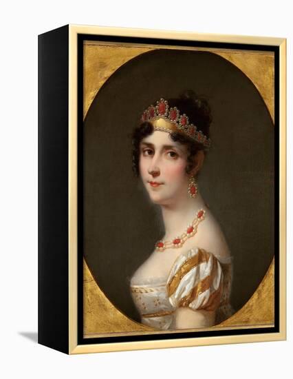 Portrait of Empress Josephine-Jean Louis Victor Viger du Vigneau-Framed Premier Image Canvas