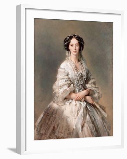 Portrait of Empress Maria Alexandrovna by Franz Xavier Winterhalter-null-Framed Photographic Print