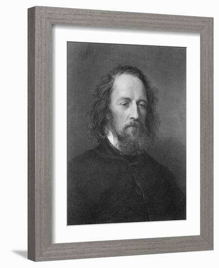 Portrait of English Poet Alfred Lord Tennyson-Philip Gendreau-Framed Giclee Print