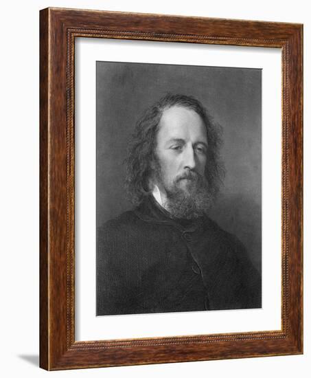 Portrait of English Poet Alfred Lord Tennyson-Philip Gendreau-Framed Giclee Print