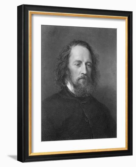 Portrait of English Poet Alfred Lord Tennyson-Philip Gendreau-Framed Giclee Print