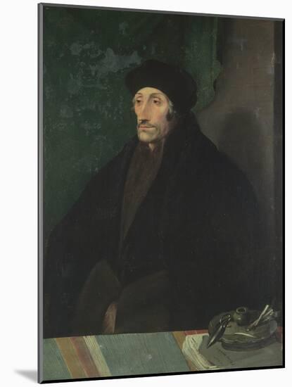 Portrait of Erasmus of Rotterdam, c.1530-Hans Holbein the Younger-Mounted Giclee Print