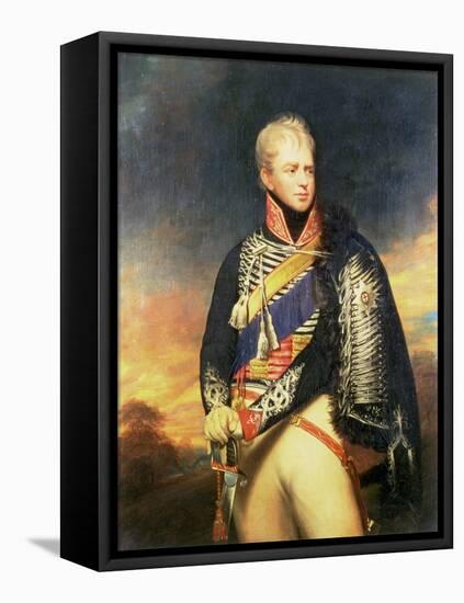 Portrait of Ernest, Duke of Cumberland and King of Hanover (1771-1851)-Sir William Beechey-Framed Premier Image Canvas
