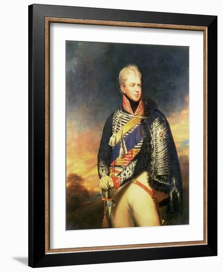 Portrait of Ernest, Duke of Cumberland and King of Hanover (1771-1851)-Sir William Beechey-Framed Giclee Print