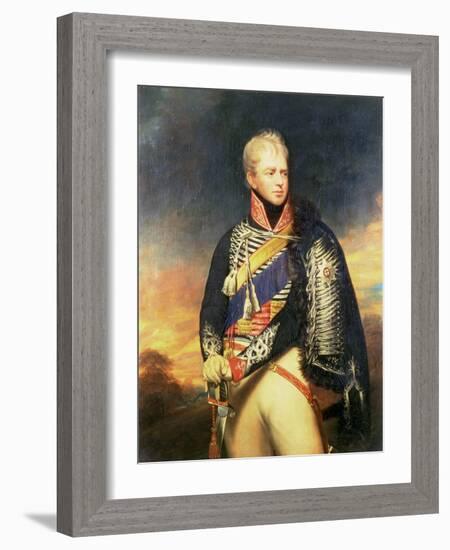 Portrait of Ernest, Duke of Cumberland and King of Hanover (1771-1851)-Sir William Beechey-Framed Giclee Print