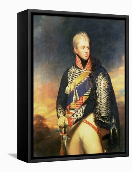 Portrait of Ernest, Duke of Cumberland and King of Hanover (1771-1851)-Sir William Beechey-Framed Premier Image Canvas