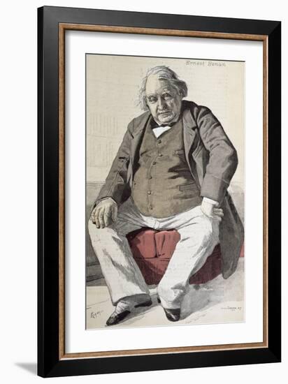 Portrait of Ernest Renan-De La Barre-Framed Giclee Print