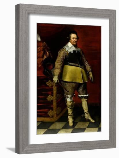 Portrait of Ernst Casimir I, Count of Nassau-Dietz-Wybrand de Geest-Framed Art Print