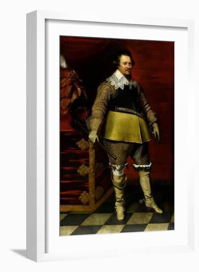 Portrait of Ernst Casimir I, Count of Nassau-Dietz-Wybrand de Geest-Framed Art Print