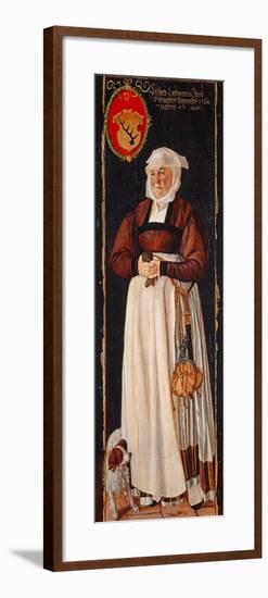 Portrait of Eslbeth Lochmann, wife of Jacob Schwytzer, 1564-Tobias Stimmer-Framed Giclee Print