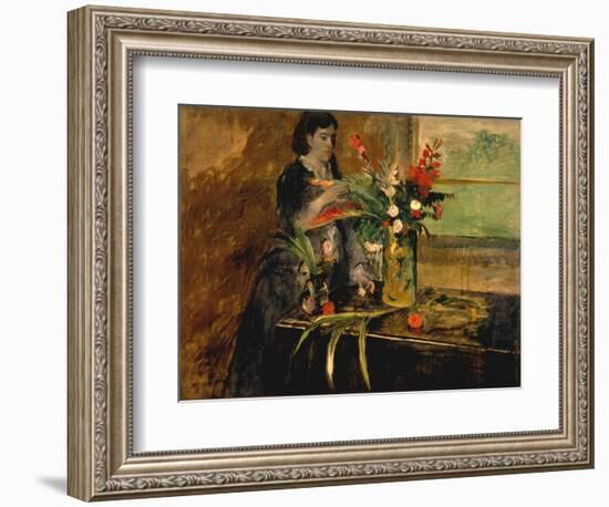 Portrait of Estelle Musson Degas, 1872-Edgar Degas-Framed Giclee Print