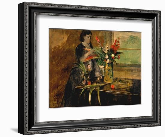 Portrait of Estelle Musson Degas, 1872-Edgar Degas-Framed Giclee Print