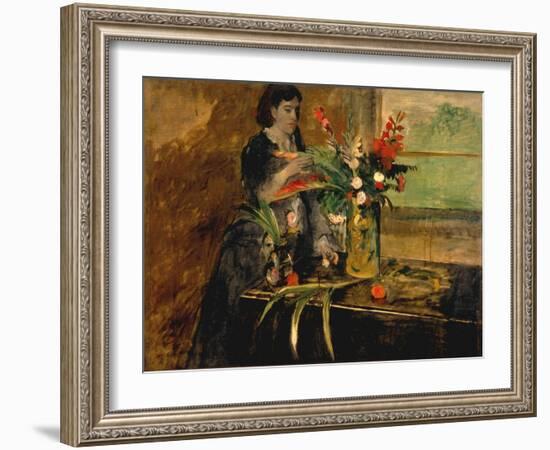 Portrait of Estelle Musson Degas, 1872-Edgar Degas-Framed Giclee Print