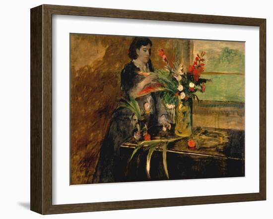 Portrait of Estelle Musson Degas, 1872-Edgar Degas-Framed Giclee Print