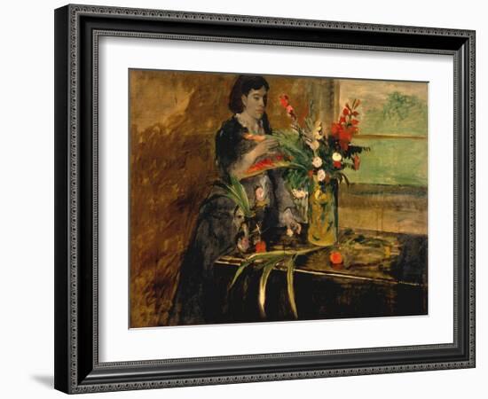 Portrait of Estelle Musson Degas, 1872-Edgar Degas-Framed Giclee Print