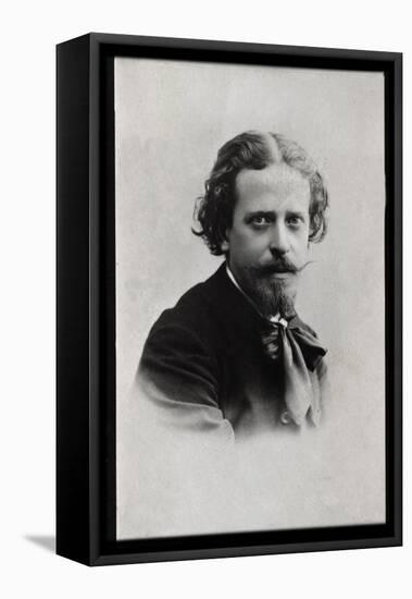 Portrait of Eugene Brieux (1858-1932), French dramatist-French Photographer-Framed Premier Image Canvas