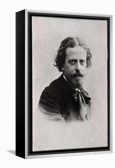 Portrait of Eugene Brieux (1858-1932), French dramatist-French Photographer-Framed Premier Image Canvas