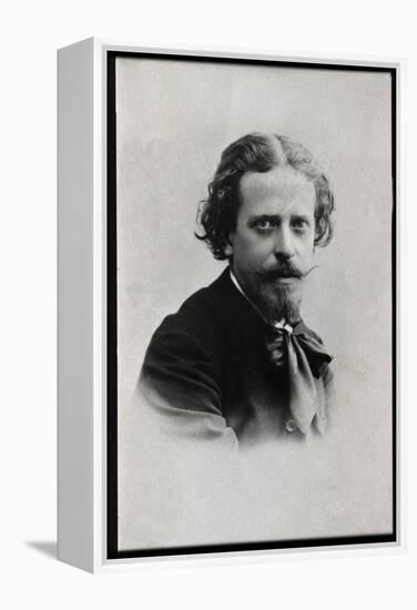 Portrait of Eugene Brieux (1858-1932), French dramatist-French Photographer-Framed Premier Image Canvas