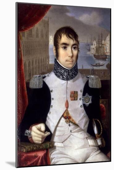 Portrait of Eugene De Beauharnais (1781-1824) Viceroy of Italy in 1805-Giovanni Battista Gigola-Mounted Giclee Print