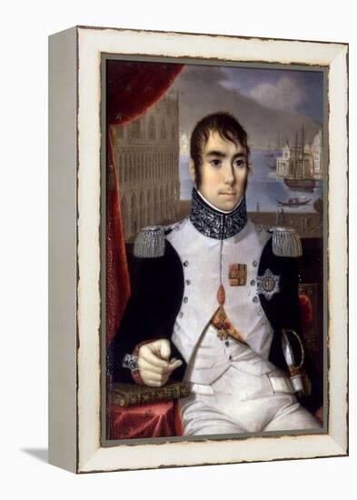 Portrait of Eugene De Beauharnais (1781-1824) Viceroy of Italy in 1805-Giovanni Battista Gigola-Framed Premier Image Canvas