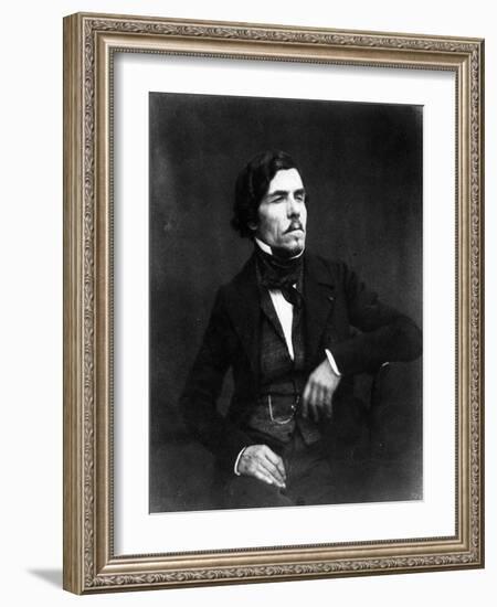 Portrait of Eugène Delacroix-Nadar-Framed Photographic Print