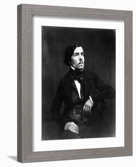 Portrait of Eugène Delacroix-Nadar-Framed Photographic Print