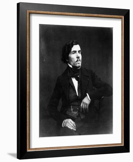 Portrait of Eugène Delacroix-Nadar-Framed Photographic Print