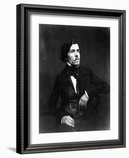 Portrait of Eugène Delacroix-Nadar-Framed Photographic Print