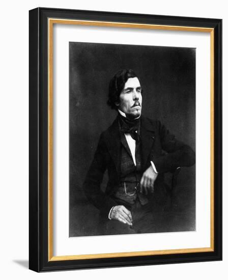 Portrait of Eugène Delacroix-Nadar-Framed Photographic Print