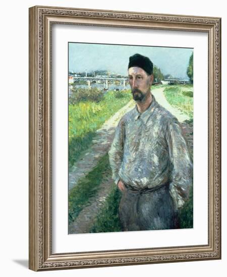 Portrait of Eugene Lamy, 1889-Gustave Caillebotte-Framed Giclee Print