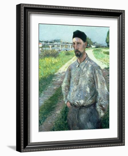 Portrait of Eugene Lamy, 1889-Gustave Caillebotte-Framed Giclee Print