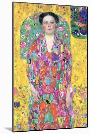 Portrait of Eugenia (Mäda) Primavesi-Gustav Klimt-Mounted Art Print