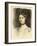 Portrait of Eva Katherine Balfour, Later Lady Buxton (1889-1978), 1911 (Black Chalk on Paper)-John Singer Sargent-Framed Giclee Print