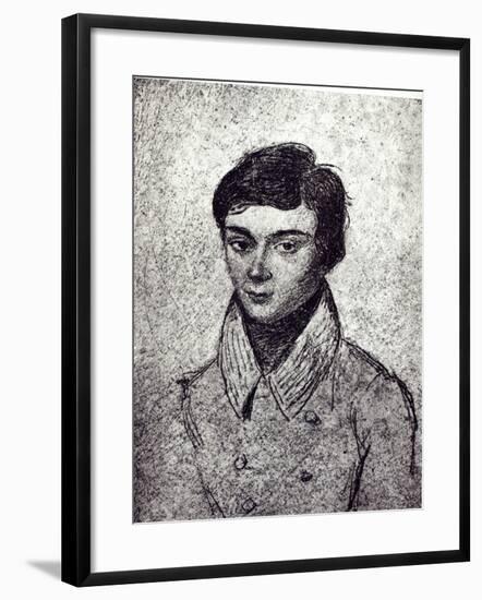 Portrait of Evariste Galois-null-Framed Giclee Print