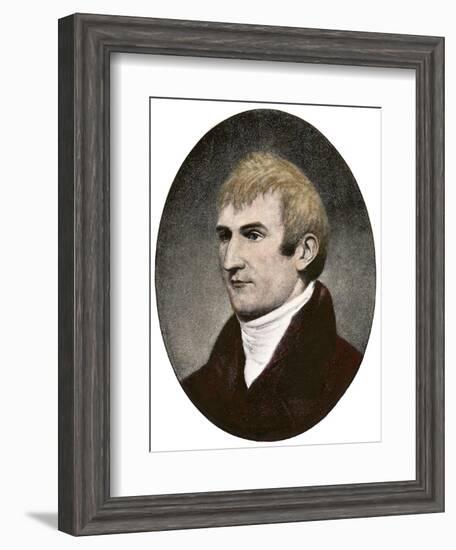 Portrait of Explorer Meriwether Lewis-null-Framed Giclee Print