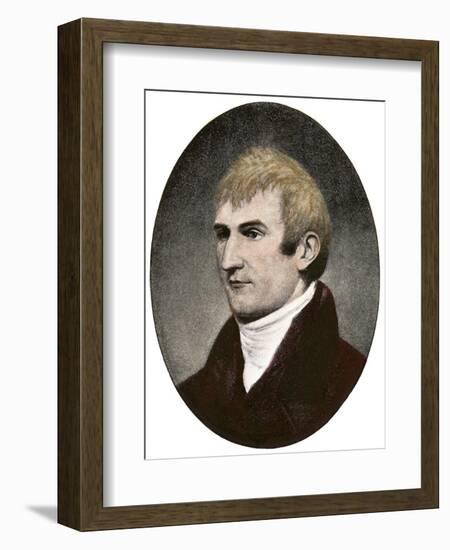 Portrait of Explorer Meriwether Lewis-null-Framed Giclee Print