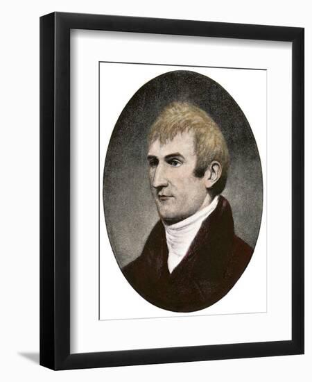 Portrait of Explorer Meriwether Lewis-null-Framed Giclee Print